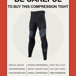 SUMARPO Compression Pants Men, Strong Power Recovery Compression Tights, Quick Dry Endurance Athletic Leggings for Knee Support, Running Marathon Triathlon