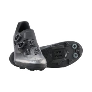 shimano sh-xc702 competition-level men's off-road racing shoe, black, 11.5