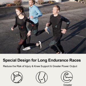 SUMARPO Compression Pants Men, Strong Power Recovery Compression Tights, Quick Dry Endurance Athletic Leggings for Knee Support, Running Marathon Triathlon