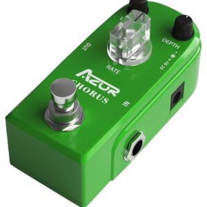 AZOR Fuzz Guitar Effect Pedal with Chorus Guitar Effect Pedal Pure Analog with True Bypass AP-309