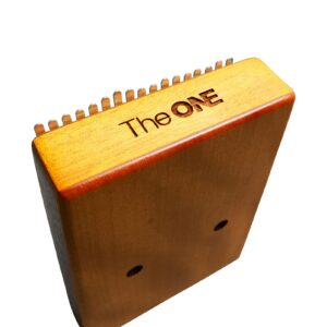 The ONE Kalimba 17 Keys Thumb Piano, Portable Mbira with Tuning Hammer, Piano Case and Scale Sticker, Musical Instrument Gift for Kids and Adults