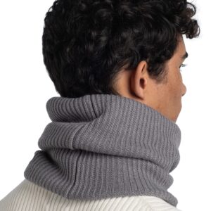 Buff Knitted & Fleece Neckwarmer RUTGER GREY HEATHER Unisex One size