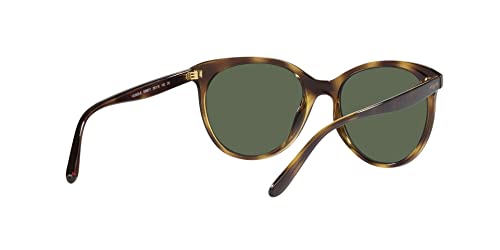 Vogue Eyewear Women's VO5453S Round Sunglasses, Dark Havana/Dark Green, 53 mm