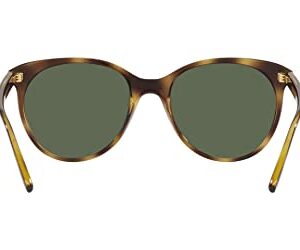 Vogue Eyewear Women's VO5453S Round Sunglasses, Dark Havana/Dark Green, 53 mm