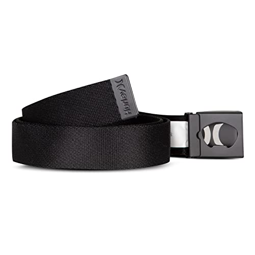 Hurley Men's Web Belts, Black, O/S