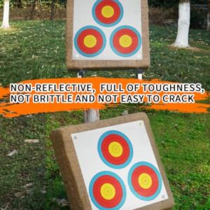 THREE ARCHERS 3 SPOT Vegas Targets Face 30pcs Archery Targets Official Vegas Paper Indoor & Outdoor