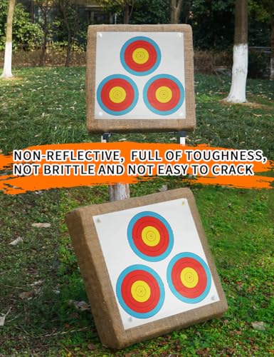 THREE ARCHERS 3 SPOT Vegas Targets Face 30pcs Archery Targets Official Vegas Paper Indoor & Outdoor