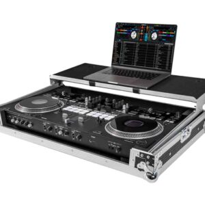 Headliner Flight Case Compatible with Pioneer DJ DDJ-REV7 with Laptop Platform