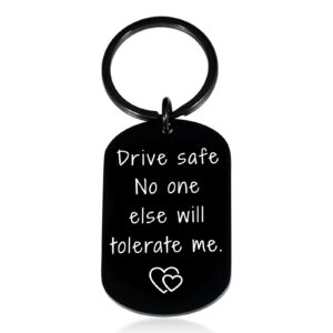 drive safe keychain for boyfriend gifts from girlfriend anniversary for husband christmas gifts for boyfriend birthday gift stocking stuffers for men valentines day gifts for him love gifts from wife