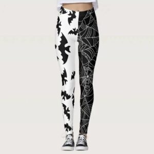 Womens Halloween Yoga Pants Ultrasoft Scary Pattern Track Pants Casual Nightmare Before Christmas Halloween Gifts