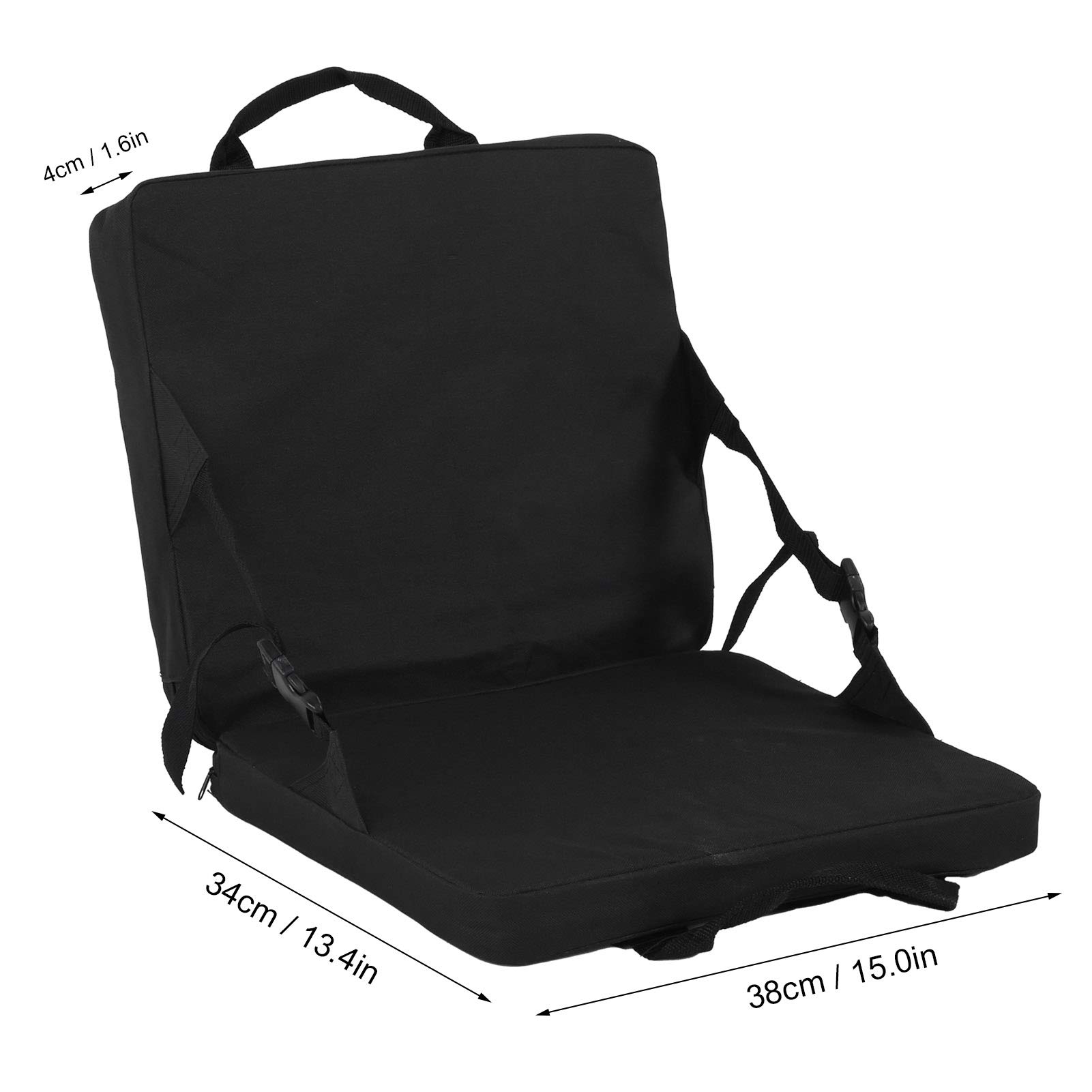 Stadium Seat Cushion,Chair for Camping, Folding Cushion Oxford Cloth Pearl Cotton with Back Support and Wide Padded Outdoor Portable Adjustable Travel Chair, Chair for Camping, Stadium Seat Cush