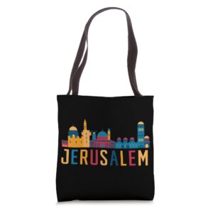 jerusalem jewish country israelite israel tote bag