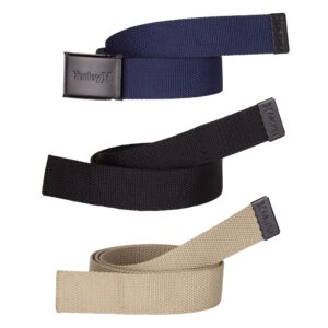 Hurley Men's Belts (3-Pack), Midnight Navy, O/S