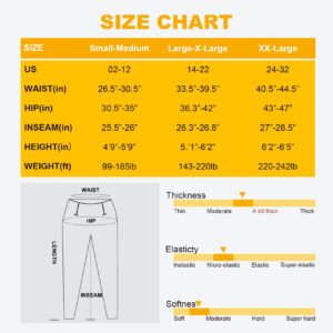 Opuntia 2 Pack Fleece Lined High Waisted Leggings for Women - Warm Winter Pants Tummy Control Yoga Hiking Running Tights