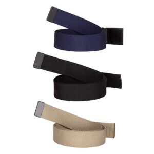 Hurley Men's Belts (3-Pack), Midnight Navy, O/S