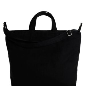 Horizontal Zip Duck Bag - Black