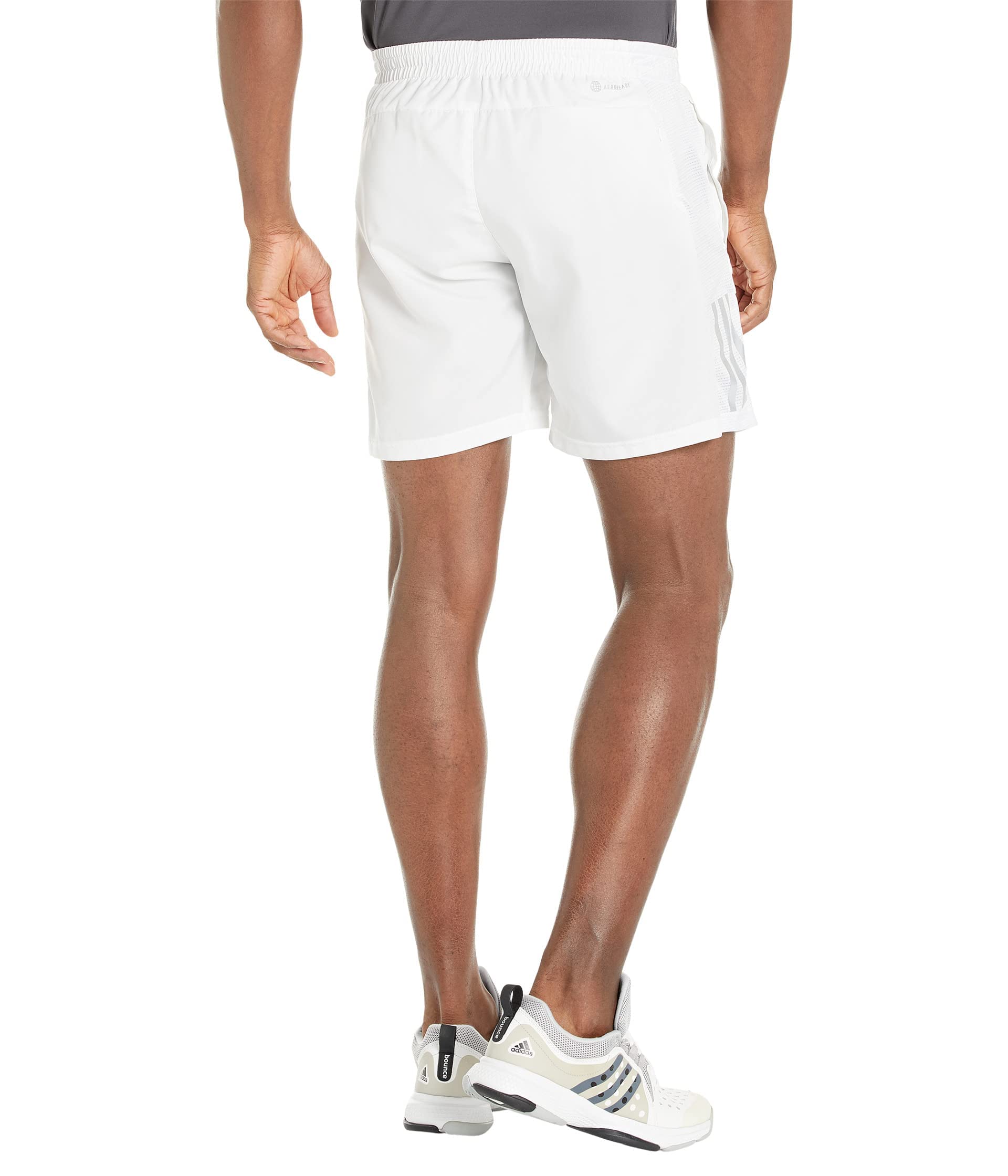 adidas Own The Run 7" Shorts White/Reflective Silver LG 7