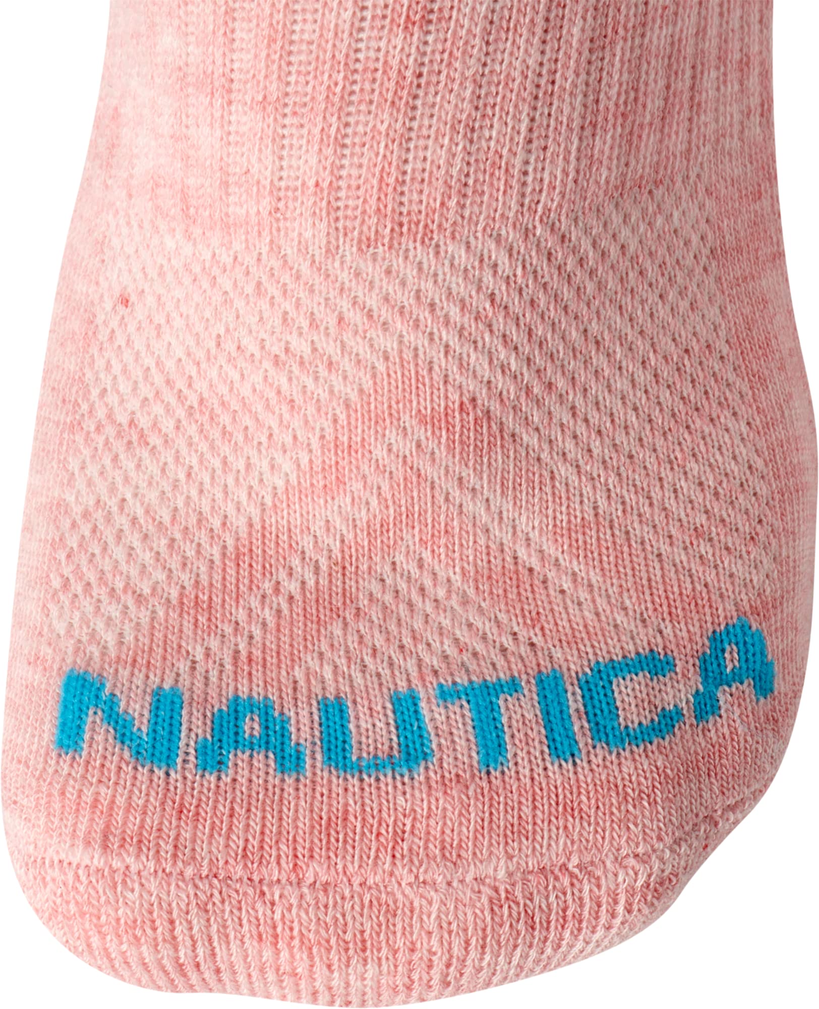 Nautica Women's Socks - Athletic Cushion Quarter Cut Socks (6 Pack), Size 4-10, Pink Heather Assorted