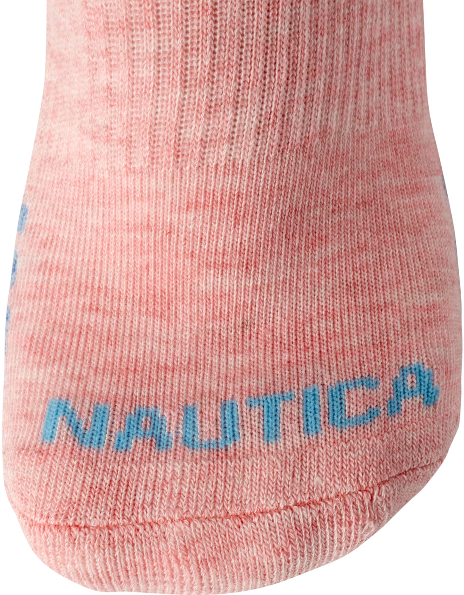 Nautica Women's Socks - Athletic Cushion Low Cut Socks (6 Pack), Size 4-10, Pink Assorted