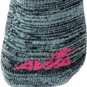 Avia Girls' Socks - 10 Pack Athletic Low Cut No Show Cushioned Liners, Size Medium, Turquoise Multi