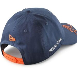 KTM Exclusive Red Bull Replica Team Curved Snapback Cap by New Era Blue