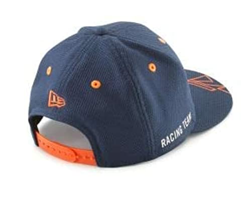 KTM Exclusive Red Bull Replica Team Flat Snapback Cap by New Era Dark Blue Orange