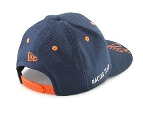 KTM Exclusive Red Bull Replica Team Flat Snapback Cap by New Era Dark Blue Orange