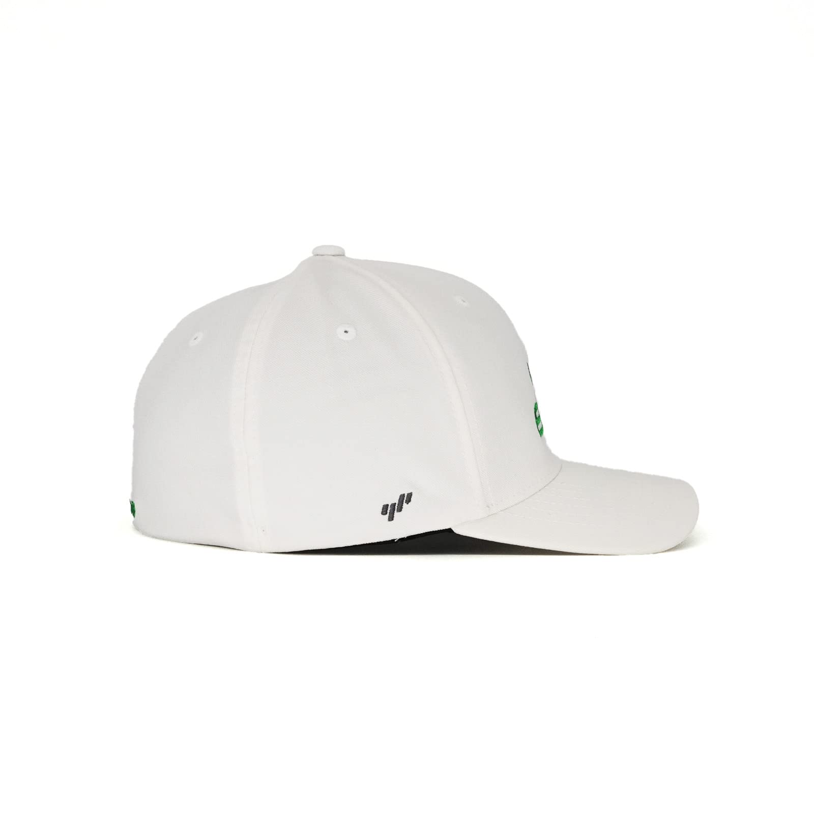 Pure Bomb - Birdie Slayer - White Flexfit NU® Fitted Performance Golf Hat