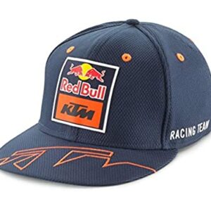 KTM Exclusive Red Bull Replica Team Flat Snapback Cap by New Era Dark Blue Orange