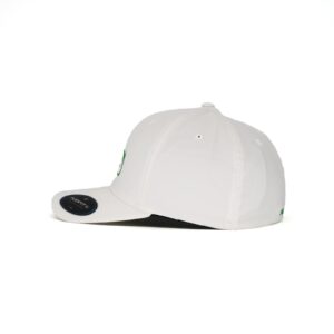 Pure Bomb - Birdie Slayer - White Flexfit NU® Fitted Performance Golf Hat