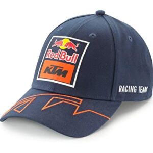 KTM Exclusive Red Bull Replica Team Curved Snapback Cap by New Era Blue