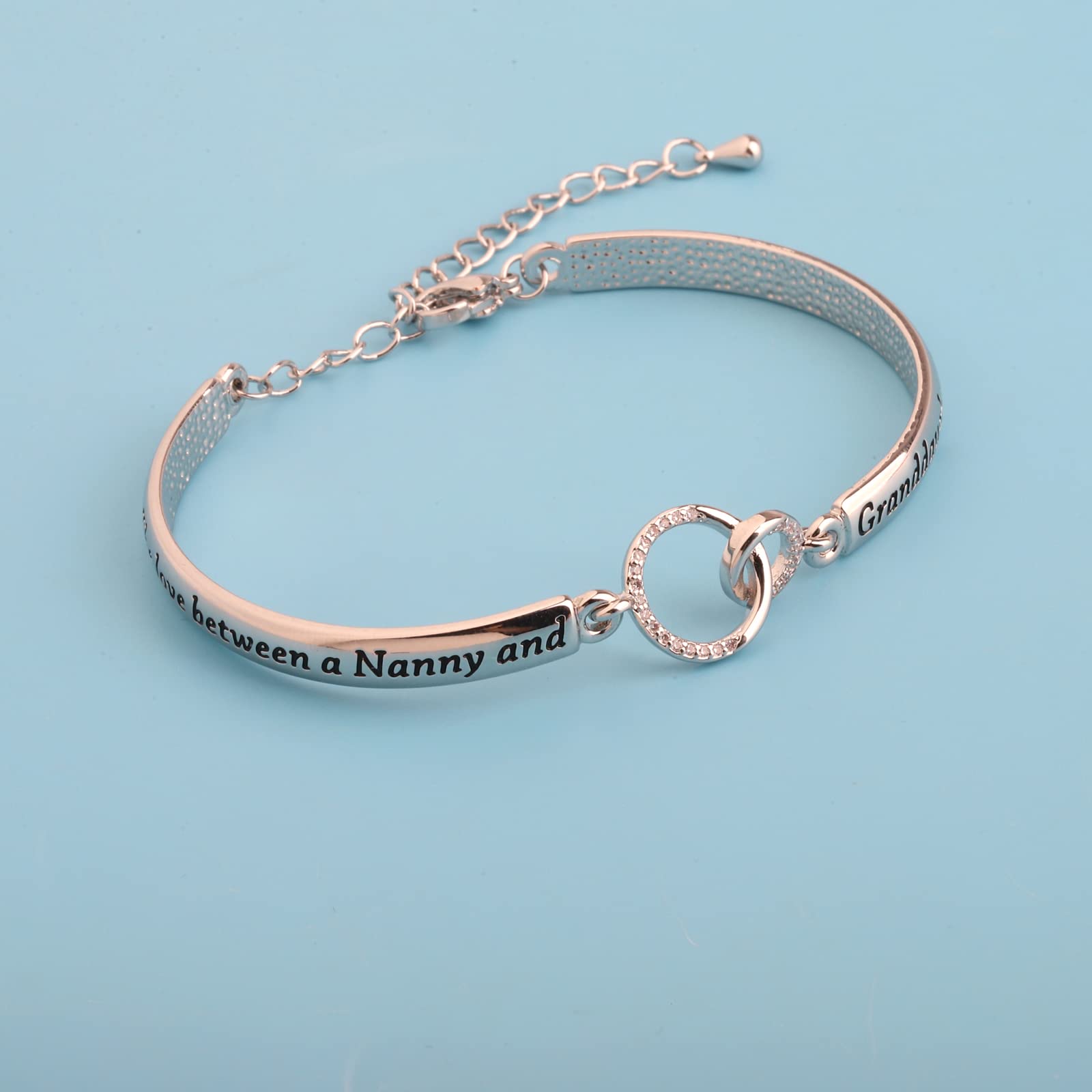 BNQL Nanny Gifts from Granddaughter Bracelet Nanny and Granddaughter Gifts from Nanny Bracelet Jewelry Gifts for Babysitter