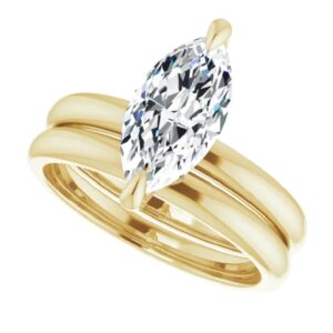 petite rings for women 2 carat marquise cut moissanite ring handmade gifts 2 carat moissanite ring colorless vvs1 10k/14k/18k solid yellow gold