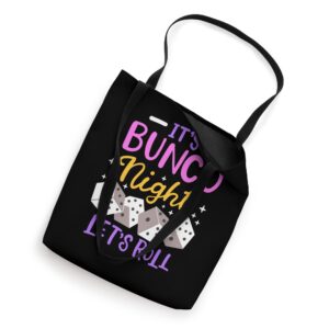 It's Bunco Night Bunco Tote Bag