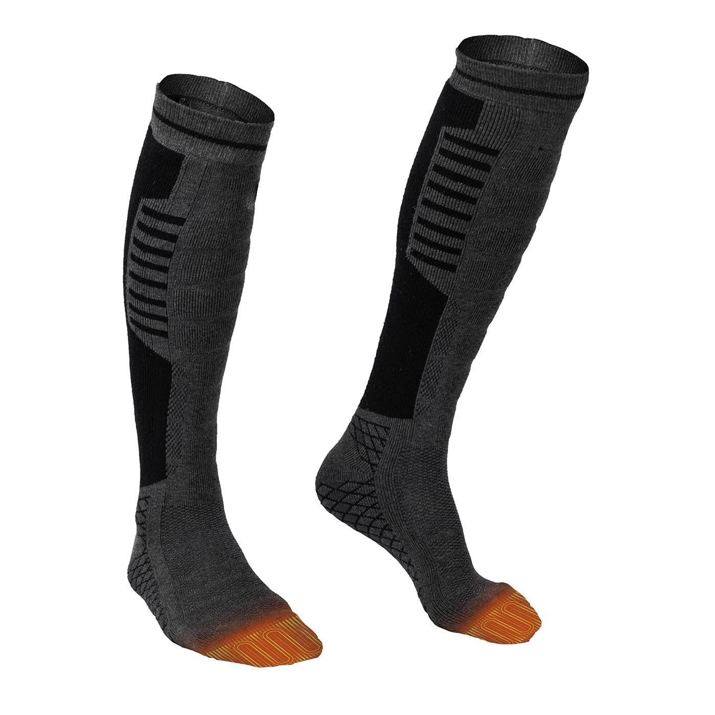 Fieldsheer Thermal 2.0 Heated Socks with Battery Pack for Men and Women - Dark Grey, Small