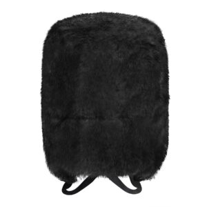 Men Women Faux Fur Trapper Hat Winter Thick Furry Ushanka Russian Hat Earflap Cap Windproof Thermal Cycling Camping Skiing Cap Hunting Hat with Ear Flap