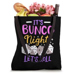 It's Bunco Night Bunco Tote Bag