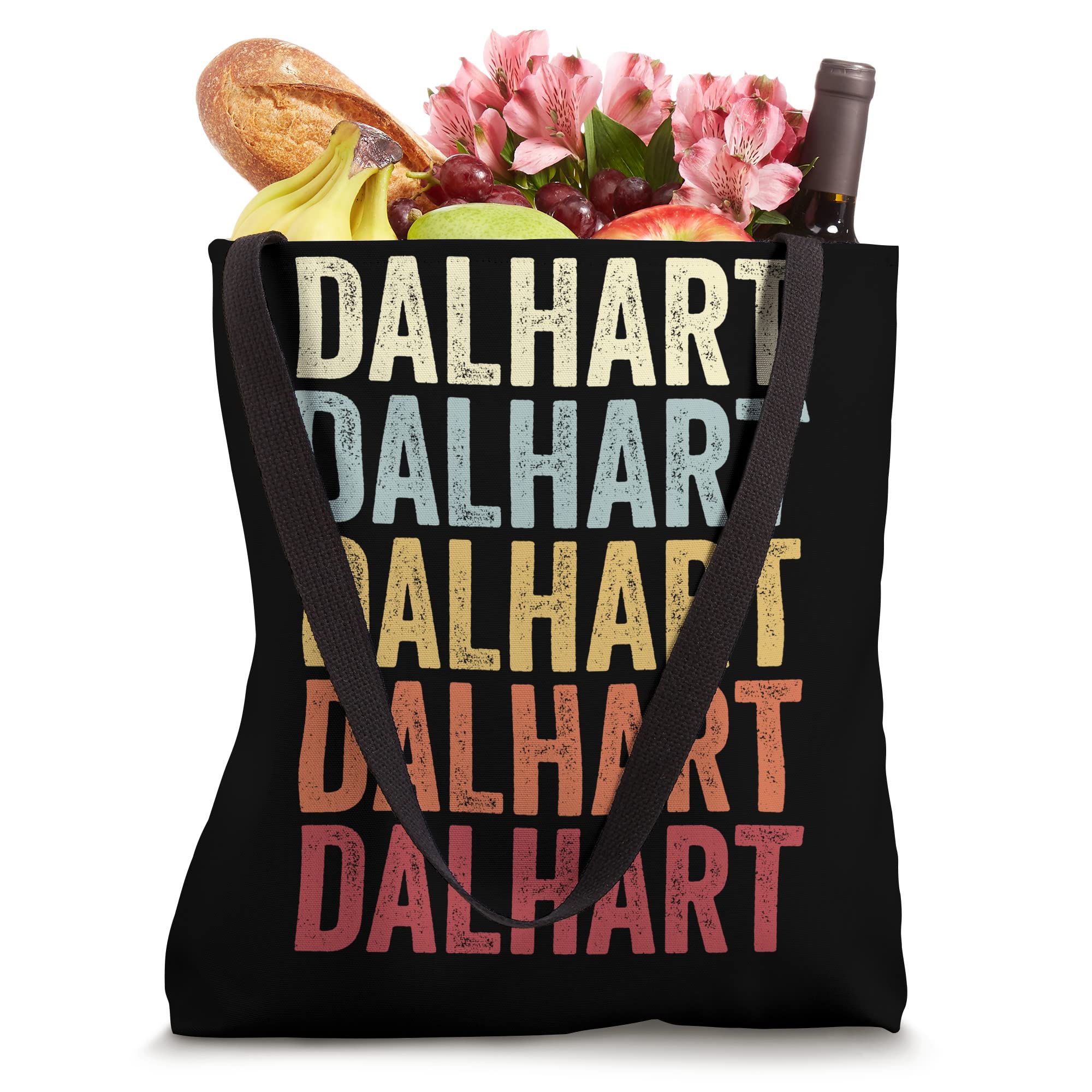 Dalhart Texas Dalhart TX Retro Vintage Text Tote Bag