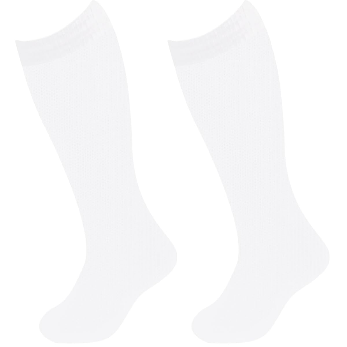 Gotneto Kids Child Soccer Socks Toddler Knee High Socks Boys Girls Soccer Socks Kids Tube Socks with Stripe Toddler Cotton Uniform Socks Youth Soccer Socks 1 Pair White One Size