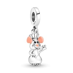 ouroyea rat remy dangle charm 925 sterling silver pendant,jewelry beads gifts for women bracelet&necklace 119