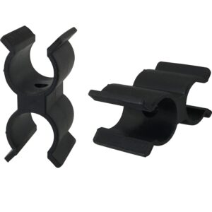 dgbrsm 2pcs bimini top pole clips holder black boat clip for anti rattle bimini brace security rowing boat dinghy kayaks accessories