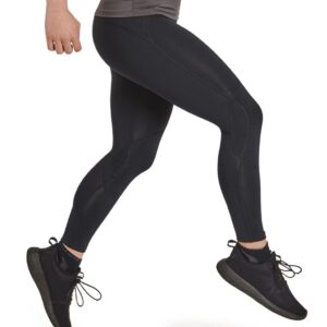 Tommie Copper Women's Pro-Grade Leggings with Knee Support | UPF 50, Breathable Compression for Sports & Daily Muscle Support - Black - XX-Large