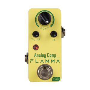 FLAMMA FC21 Compressor Pedal Electric Guitar Effects Pedal Classic Optical Compressing Effect True Bypass