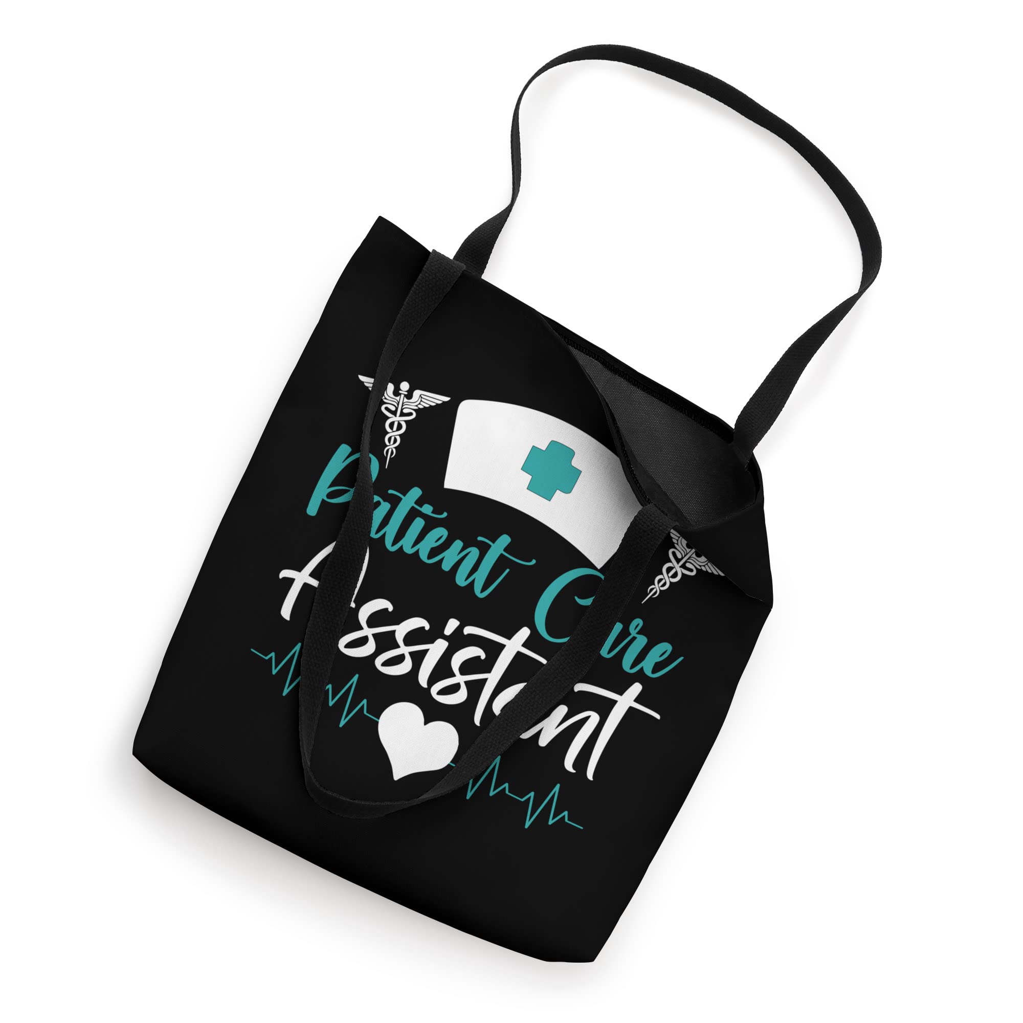 PCA Patient Care Assistant Heartbeat - Nurse Tote Bag