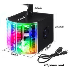 Party Lights DJ Disco Lights, Sound Activated Party Lights, LED Stage Lights DJ Lights with Remote Control, Suitable for Family Party, Karaoke, Ktv, Christmas Halloween