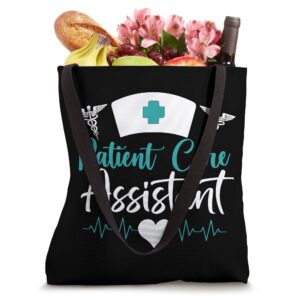 PCA Patient Care Assistant Heartbeat - Nurse Tote Bag