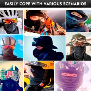 Camo Balaclava Face Shiesty Ski Mask,UV Protection Ice Silk Neck Gaiter Sun Hood for Men Women Motorcycle Cycling