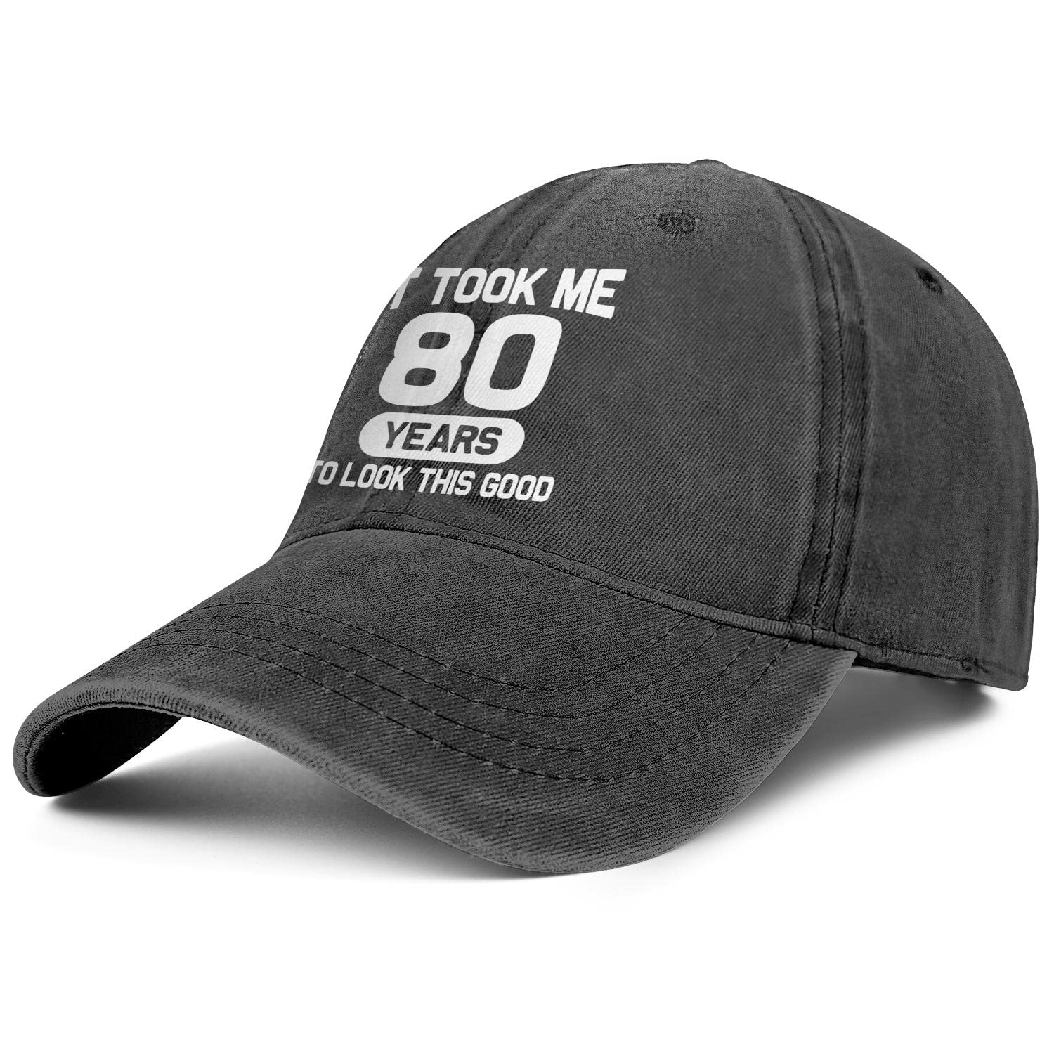 80th Birthday Gifts 80 Year Old Gifts Ideas for Men Women It Took Me 80 Years to Look This Good Hat Washed Cotton Hat