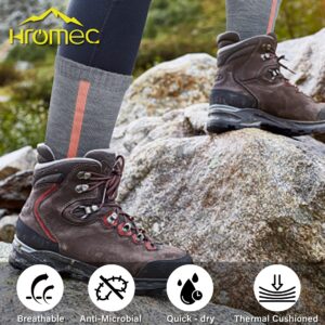 Merino Wool Hiking Socks for Cold Weather Socks Thermal Warm Crew Winter Boot Cushion Socks