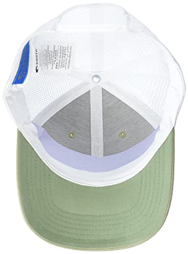 Costa Del Mar Standard Medallion Trucker Hat, Moss, One Size